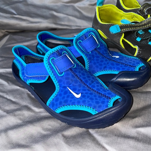 Nike Boys Blue Water Shoes size 13c (little boys) and Carters size 1 - Picture 1 of 5